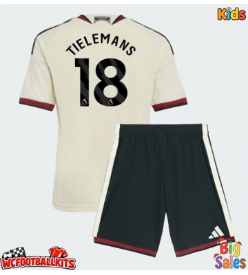 Manchester United Youri Tielemans #18 Replica Third Stadium Kit for Kids 2026-27 Short Sleeve (+ pants)